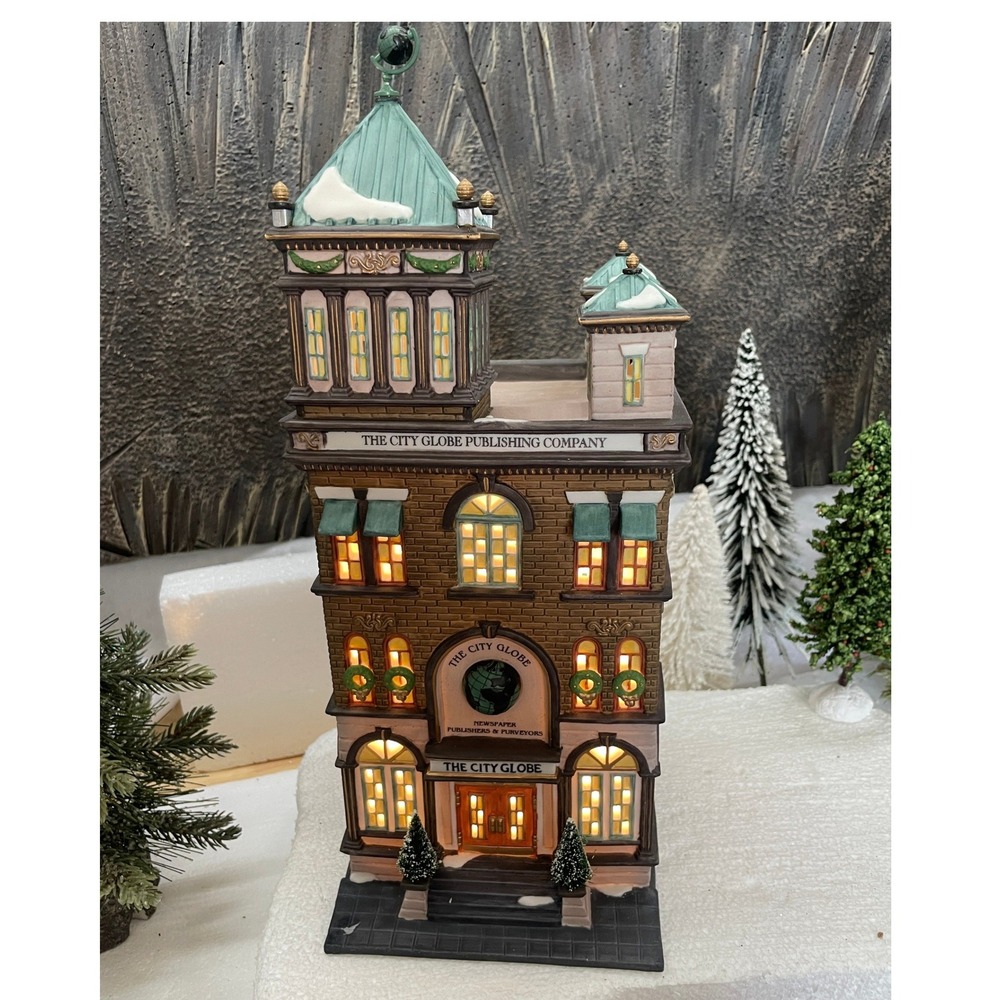Dept 56 Christmas in the City THE CITY GLOBE 1997 58925 CIC Village